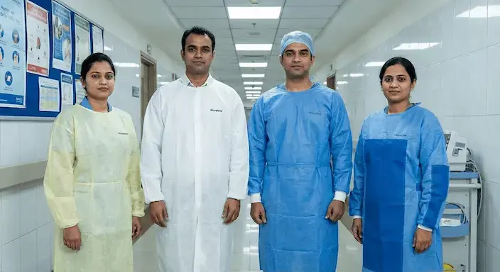 Sterile and non-sterile medical gowns for surgery, isolation, and examination